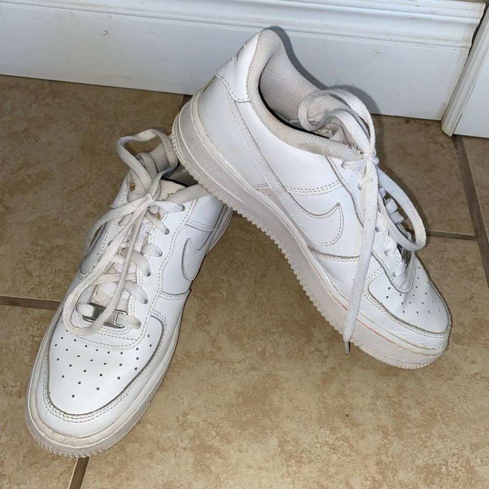 Nike Air Force 1 Low White Womens Size 8 Or 6Y